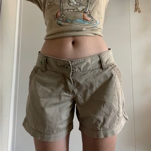Maurices Khaki Shorts Size 1/2
